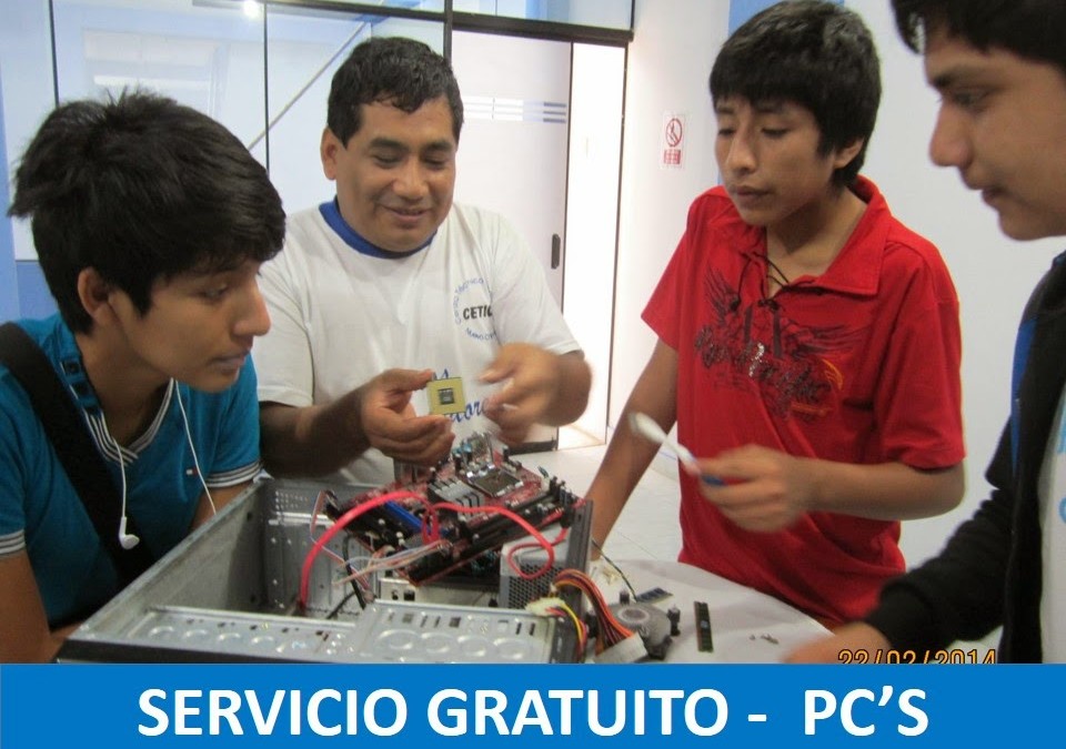 Servicio Gratuito en Mantenimiento de PC’s